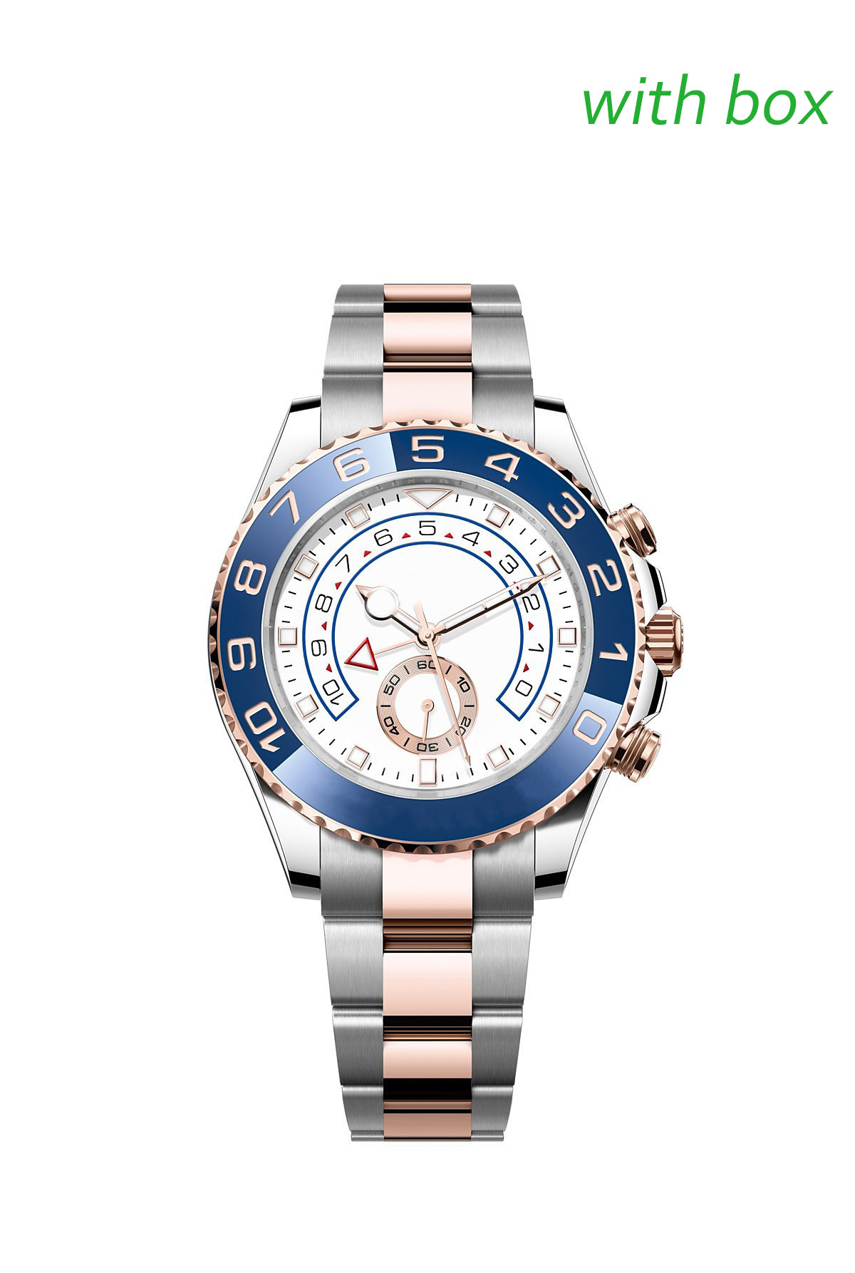 Mens watch 44MM big dial 2813 Automatic movement Watches 904L Stainless Steel Sapphire Luminous Wristwatches With box and papers