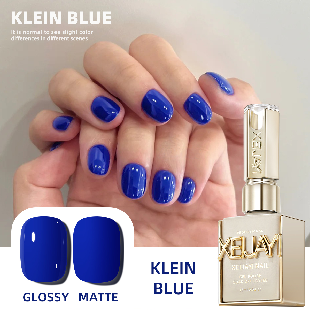 15ml bLUE Gel Nail Polish Soaking UV LED Nail Gel Female Nail Art Tools Fashion Nails For Home Salon Nail Art DIY For Four Seasons Fashion