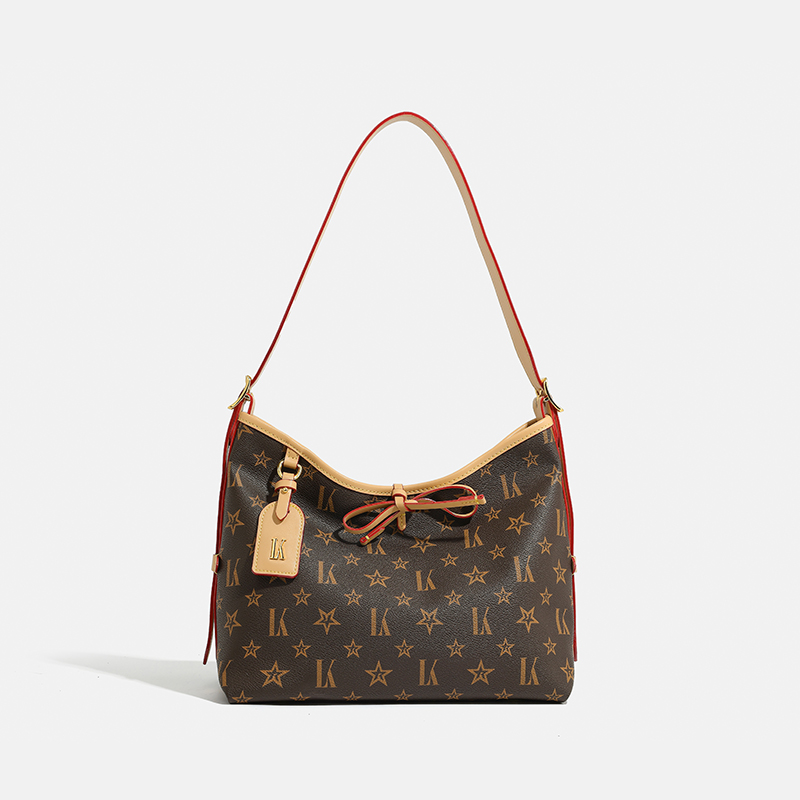 LORDLY KNACK designer bag light luxury genuine leather casual shoulder bag high-quality vintage large capacity handbag for woman