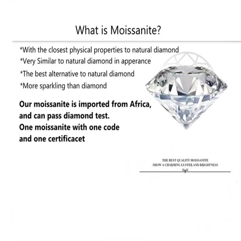 Luxury 925 Silver Pass Diamond Test 1 Ct D Color Moissanite Cow Head Wedding Ring Excellent Cut Top Quality Moissanite Rings