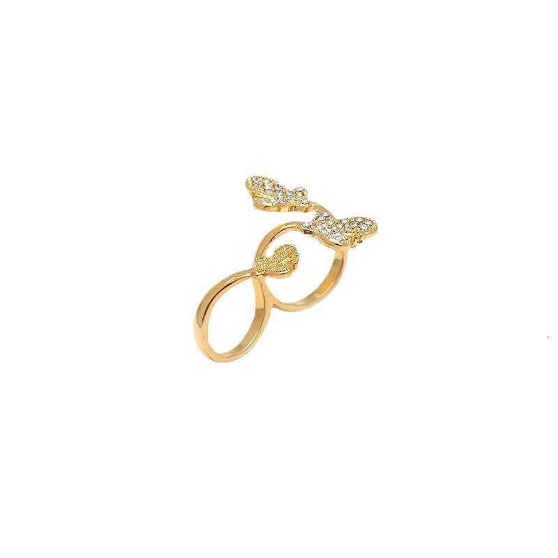 Fashion Jewelry Gold Color Snake Adjustable Ring Bg Zircon Stone Women Wedding Rings Engagement