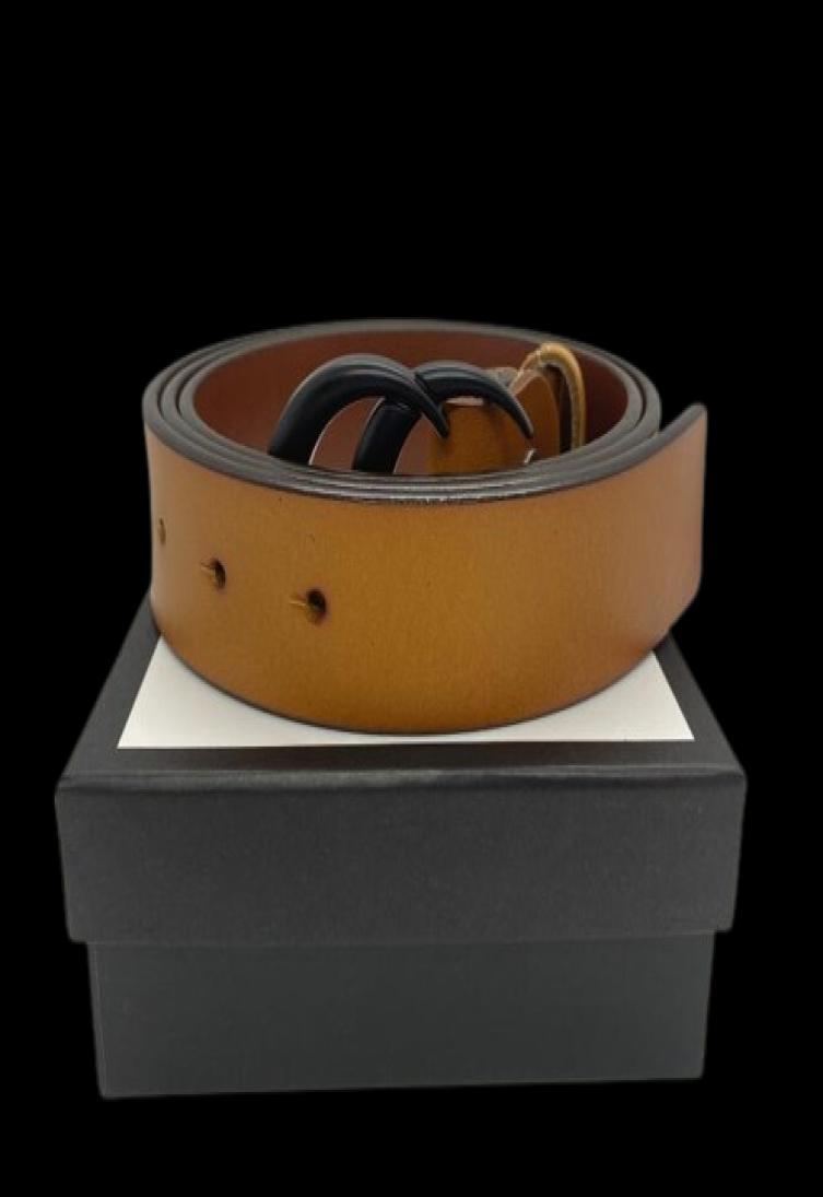 2023Fashion Belts Womens men designers belt Leather Black Brown Classic Casual Belt cinturones de dise With gift box4487593