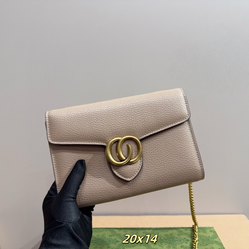 luxury long wallet crossbody bag classic marmont envelope bag designer purse fashion chain purse wallet flap leather woman shoulder bag 20cm