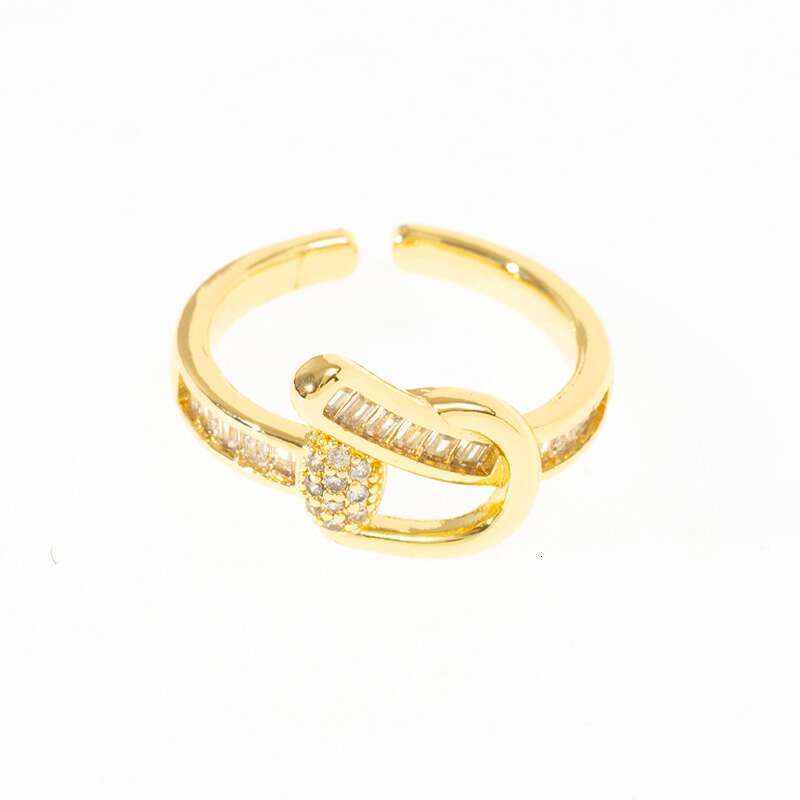 Rings High Quality Ring Luxury For Rings Diamond Double Cluster Rings Women Letter Jewelry Valentines Day Gift Wedding