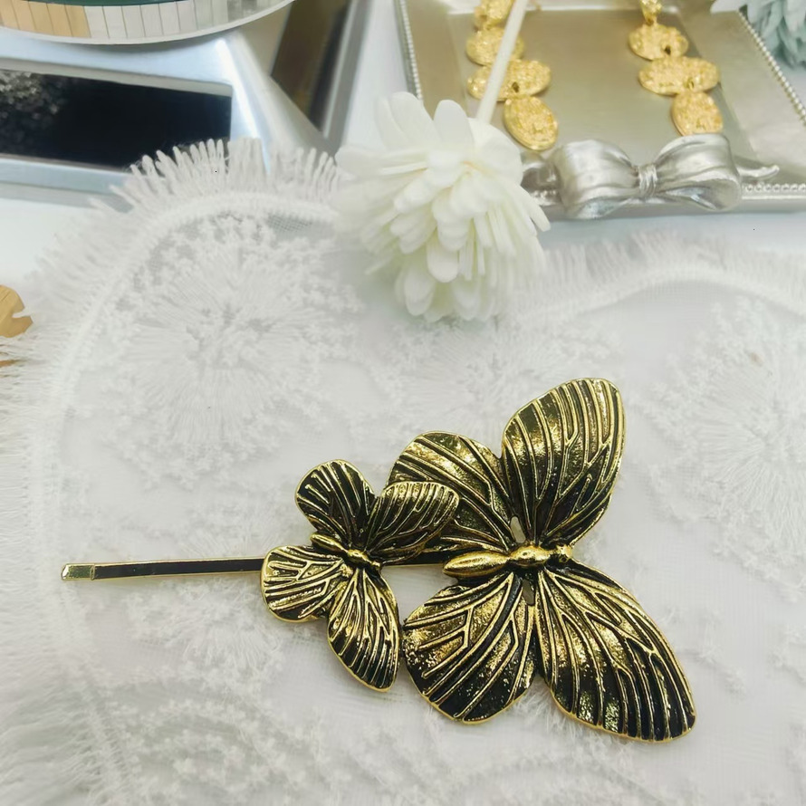 Minimalist Alloy Butterfly Hairpins Clips Updo High-end Versatile Hair Accessories SY-8130