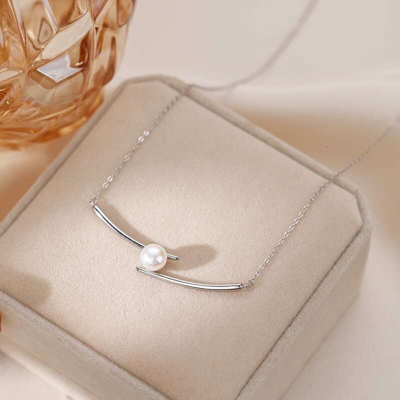 luxury chain necklacenecklace gold necklace top quality charm jewelry woman silver necklace Mini mother of pearl Flower Pendant
