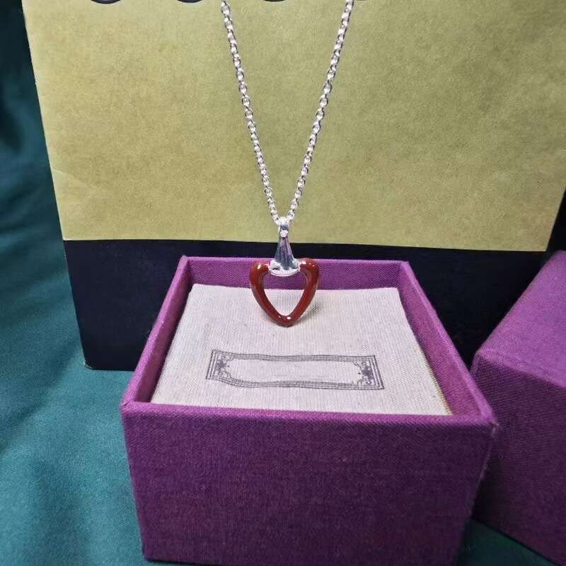 necklace High Edition Classic Pendant Lover Necklace Women Girls Double Loop Charms Steel Wedding Jewelry Collares Collier