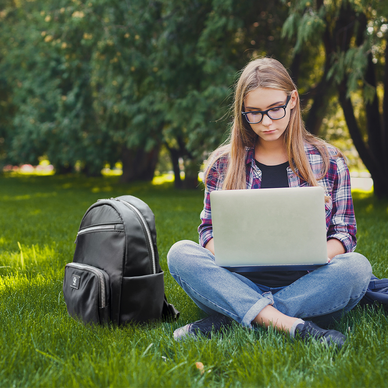 Lightweight Womens Backpack Made of Durable Nylon Fabric with Large Capacity for Travel and Hiking - DH011