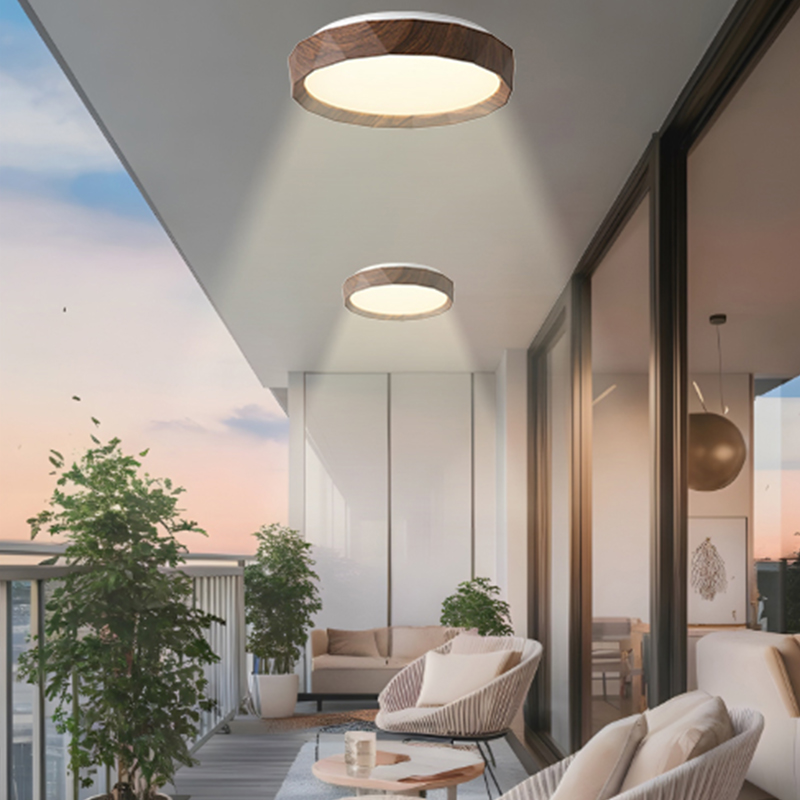 15 inches Sleek Modern Flush Mount LED Ceiling Light with Dimming Control