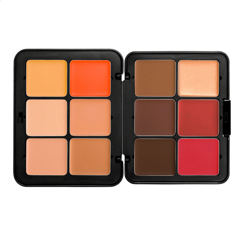 12 Color Blush Concealer Set Natural Blemish Highlighter 16 Color Waterproof face contour cream palette custom 240627