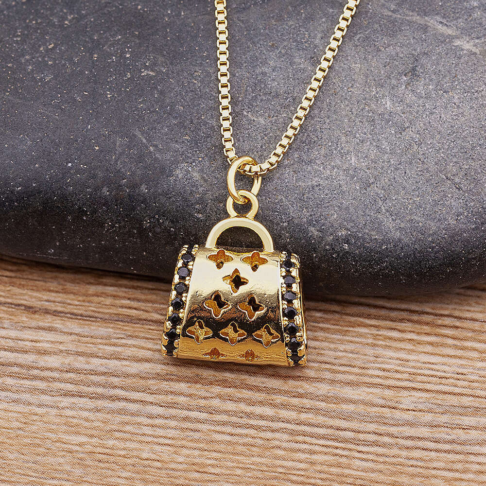 Fashion trends necklace for woman men love red blue plated silver gold necklace simple jewelry gifts popular classical Delicate hollow out collarbone 