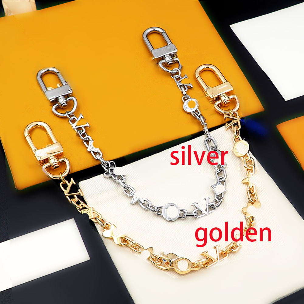 2025 designer keychain, fashionable belt chain, waist chain, bag accessory, hanging chain, pendant 6666