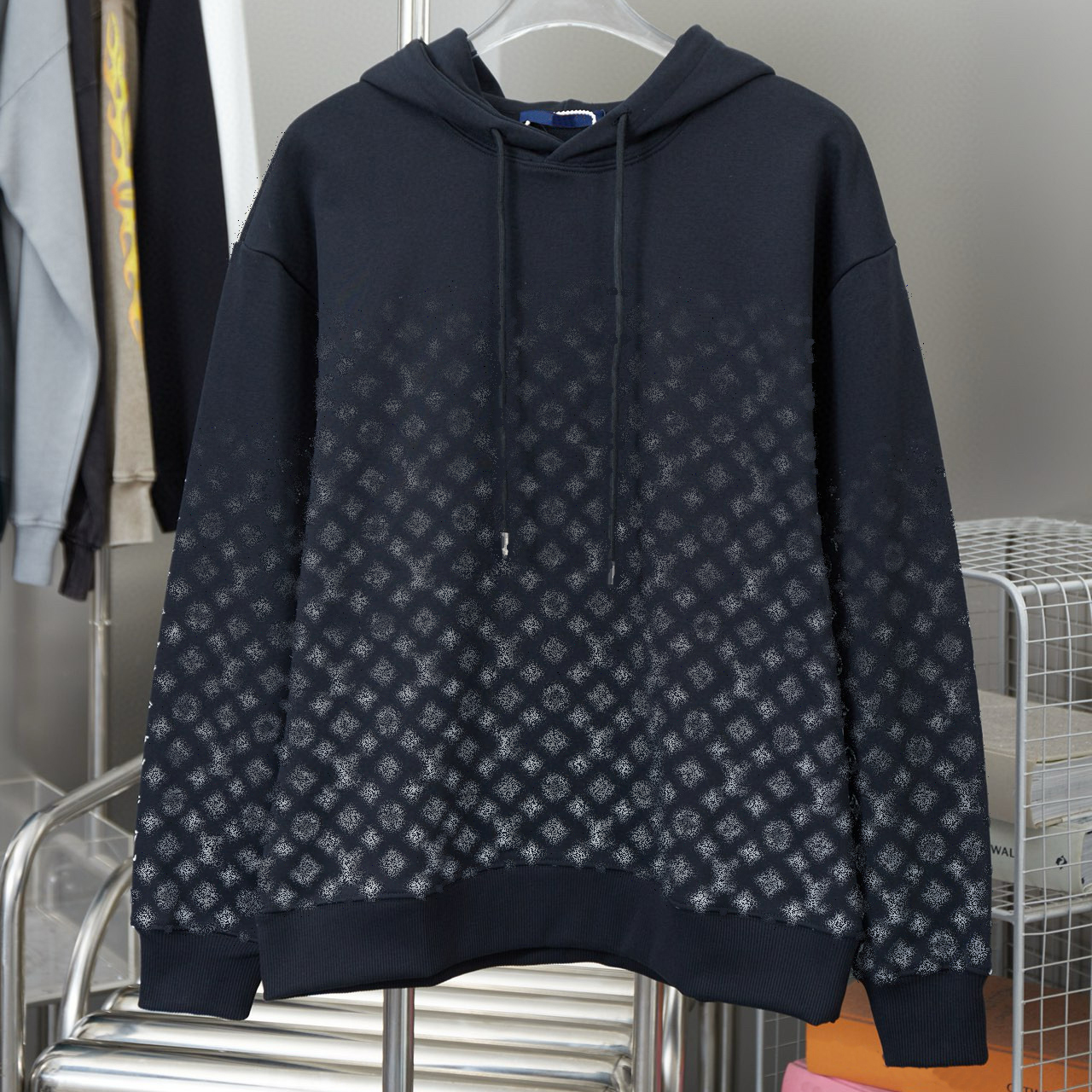 Designer hoodie fashion Mens hoodies fashion womens hooded pullover Gradient Letters Fashion Cotton Womens High Quality Loose Hip Hop Streetwear Luxury hoodie