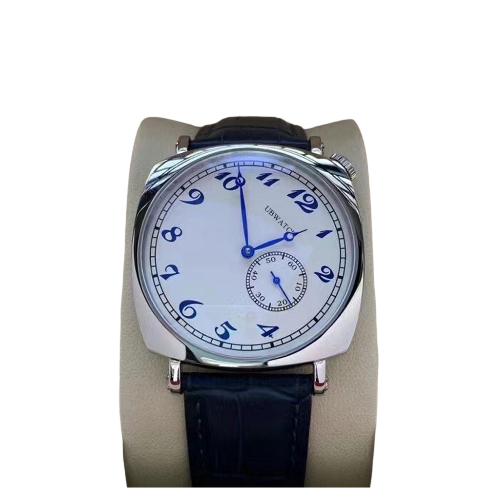 40MM Automatic Mechanical Large Arabic Number Square Mens Watches V1 Hardlex Wristwatches Versatile Man Watch With A Delicate Crown