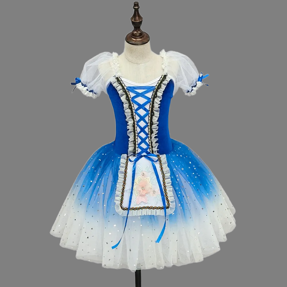 Children's ballet dress girls' dance dress Giselle ballet dress gymnastics costume school dance program practice costume stage collective pe
