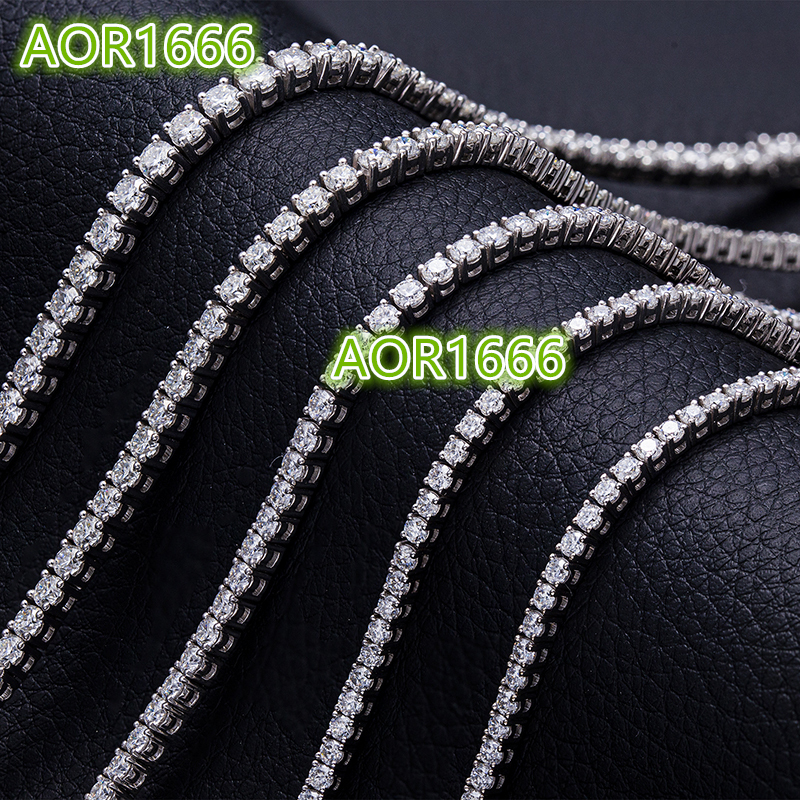 Messi Jewelry Hot Sale Women Diamond 5 mm DEF Color Customizable Moissanite Tennis Bracelet