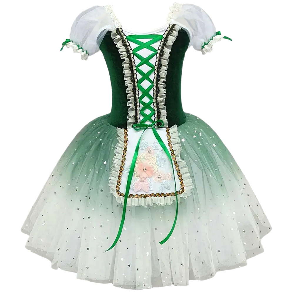 Children's ballet skirt girls' dance skirt Giselle ballet skirt gymnastics costume school dance program practice costume stage collective pe