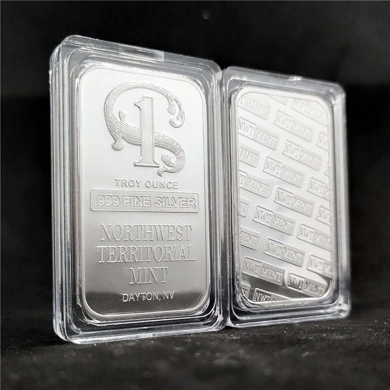 Commemorative Logo-Emblazoned Coin Die Custom Silver Collectable Coins Antique Souvenir Metal with Box