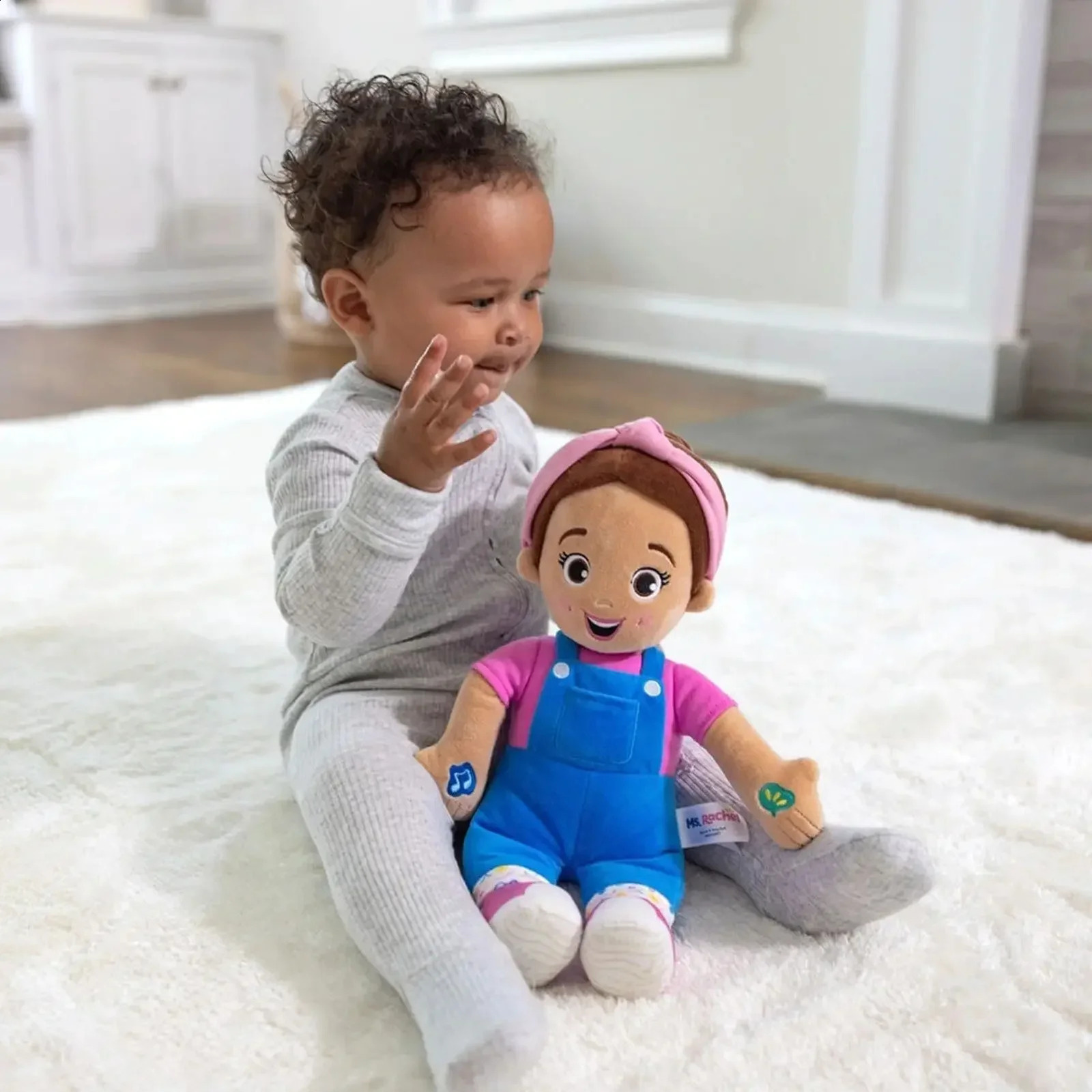 2025 Miss Rachel Plush Toy Rachel Doll Sing Music Sound Birthday Party Supplies Decor Soft Toy Decoration Gift 250822