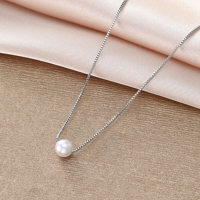 luxury chain necklacenecklace gold necklace top quality charm jewelry woman silver necklace Mini mother of pearl Flower Pendant