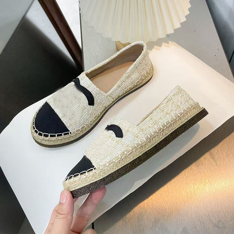 2025SS new Fisherman shoes Luxury Designer women Fashion luxury casual shoes Classic CC Fisherman shoes Women luxury brand designer shoes