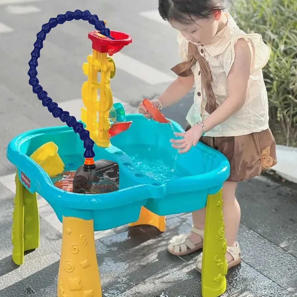 Water Table Accessories Kids Water Table Accessories Powerful Pump for Water Play Table Summer Outdoor Splash Table Toys W250823