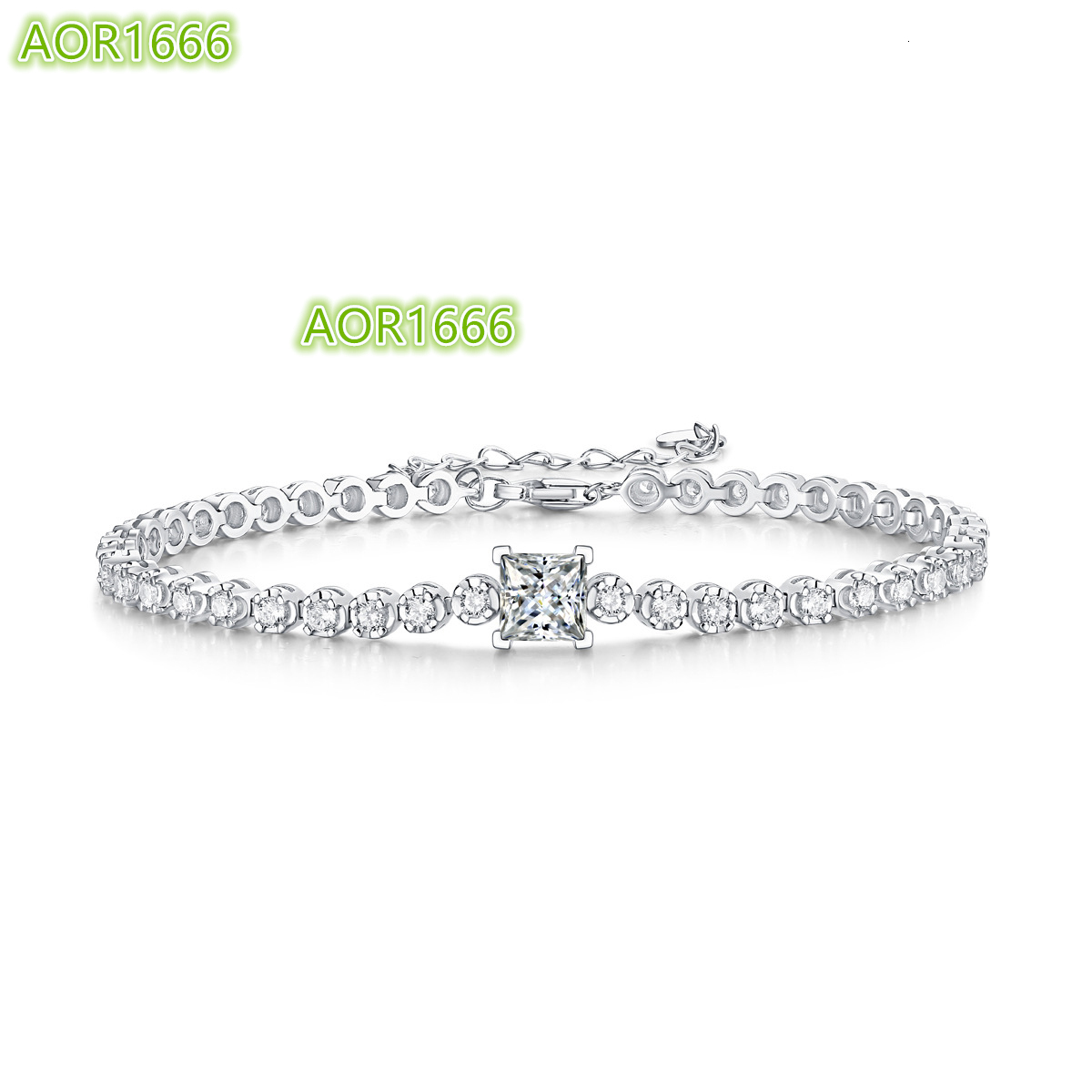 Factory Wholesale D Color Vvs1 Gra Certificate 925 Silver Moissanite Bracelet Hip Hop RubikS Cube Bracelet