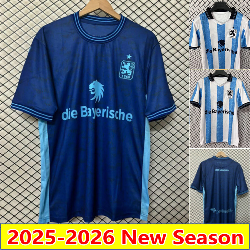 25 26 TSV 1860 Munich Soccer Jerseys 2025 2026 home away football shirt camesita de foot maillots futol men size S-4XL