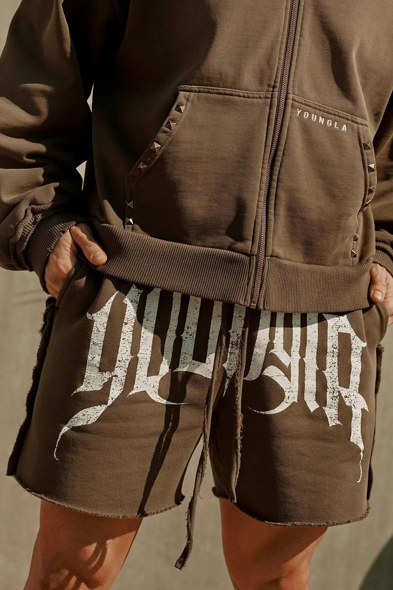 Shorts Mens Sports cotton Quick Drying Hipster Boxing Leg Training Hole Cloth Muscle Fitness Basketball Pants man 250822