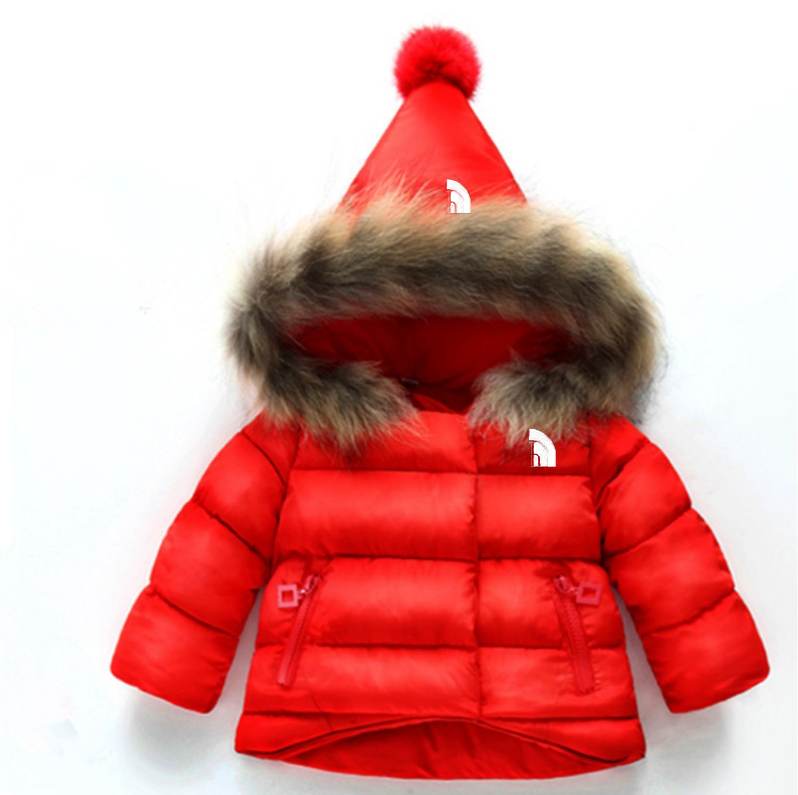 New Girls Boys Down Jacket Winter Coats Children Clothes Hooded Windbreaker Coat For Kids 2-6 Years Cotton Warm Outerwear