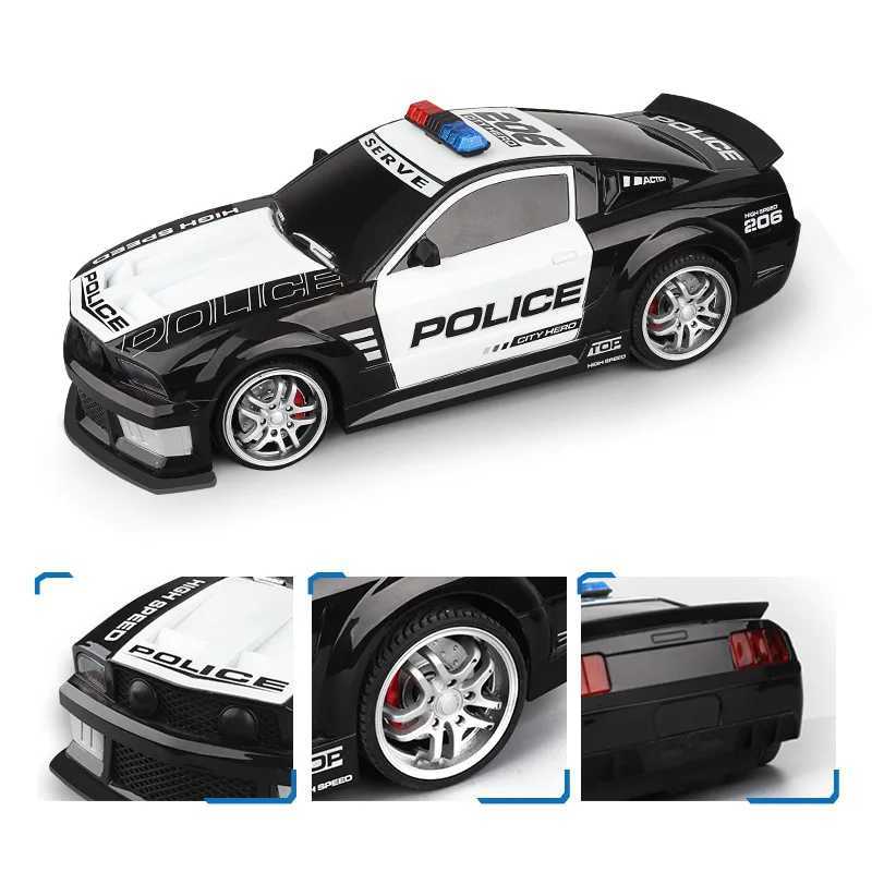 1/12 Big 2.4GHz Super Fast Police RC Car Remote Control Cars Toy with Lights Durable Chase Drift Vehicle toys for boys kid Child L250822