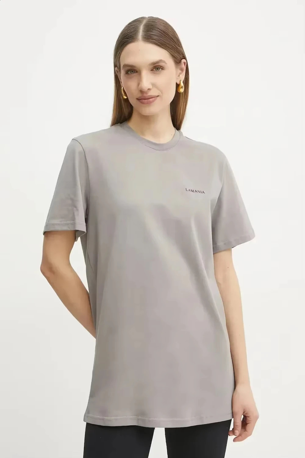 2025 Summer La Mania Tshirt Fashion Print Cotton Tshirt Shortsleeved men women universal roundneck loose 250822