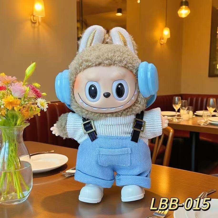 1st 2nd 3rd Generation Clothing Set Vinyl Labubu Trendy Doll Clothes Decoration Accessories