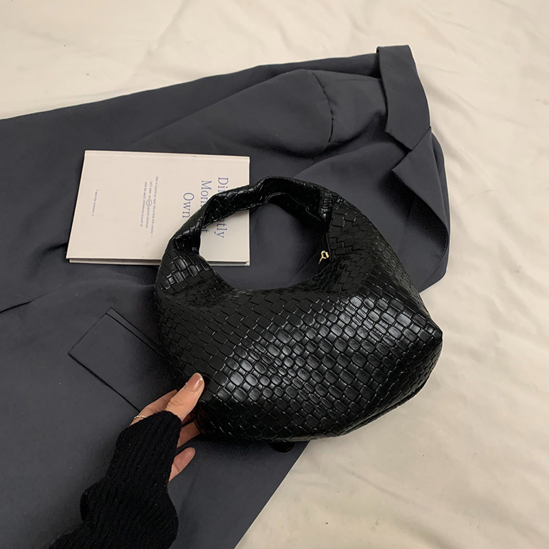 Luxury Brand Designer High-End Stylish Underarm For Women 2024 New Niche Casual Woven Dumpling Bag Versatile Small Handbag hot XJ260206