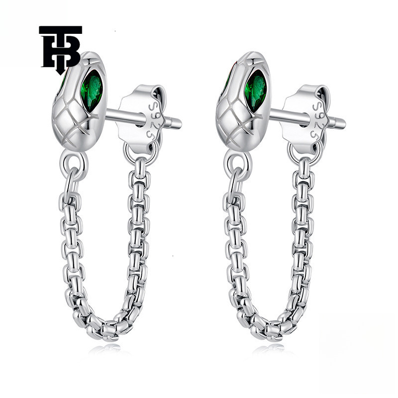 TB BHULAMTE Original Designer 925 Silver Retro Personalized Snake Women's Ring Simple High End Necklace Accessories Set Luxury Jewelry Free Shipp