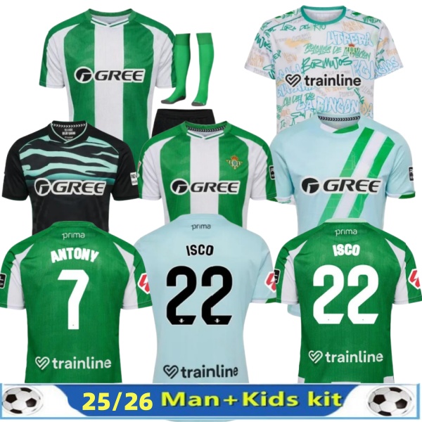 2025 2026 Real Betis soccer Jerseys Final Edition ISCO JOAQUIN ANTONY B.Iglesias camiseta de futbol Juanmi ESTADIO LA FOURTH third 25 26 special kids goalkeeper AAA