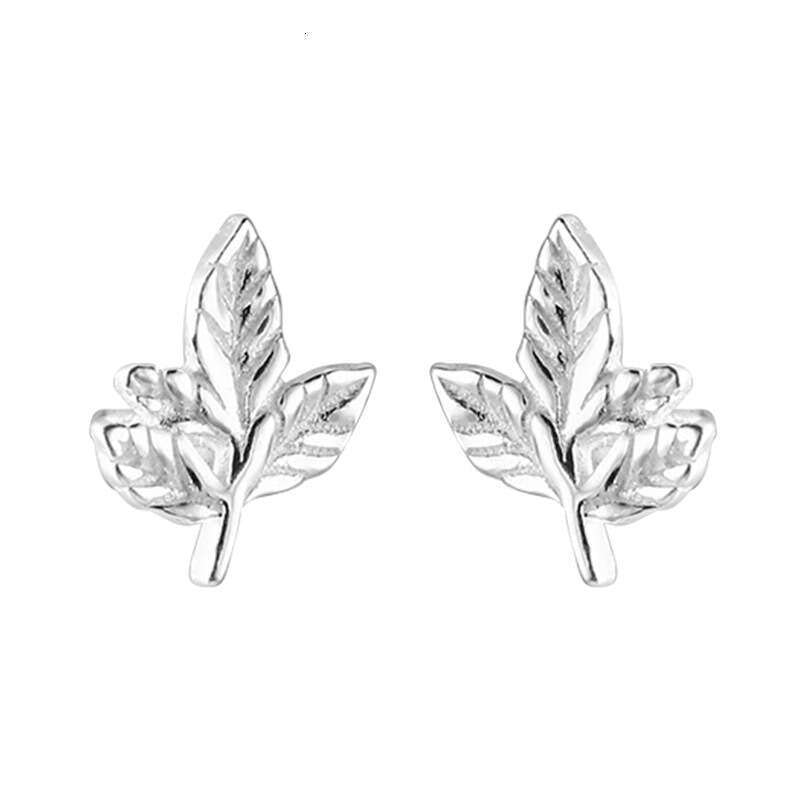 Fashion trends silver butterfly earrings Fashion Elegant High end Micro inlaid Butterfly Simple Niche Design Versatile Commuting Earrings