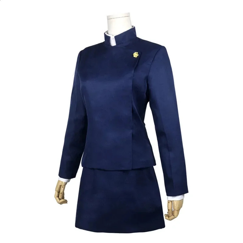 Jujutsu Kaisen Maki Zenin Cosplay Costume Glasses Wig Top Skirts Full Set Halloween Party Uniform for Women Men 250823