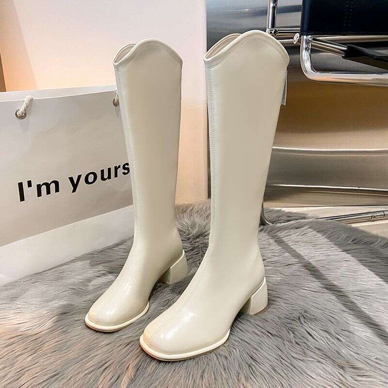 Fashionable Comfortable Elastic Socks, Boots, Women's Shoes, Warm and Non slip