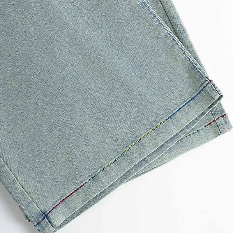 Summer High Waist Denim Jeans For Women Wide Leg Loose Casual Blue Jean Woman Full Length Pants Trousers Z260313