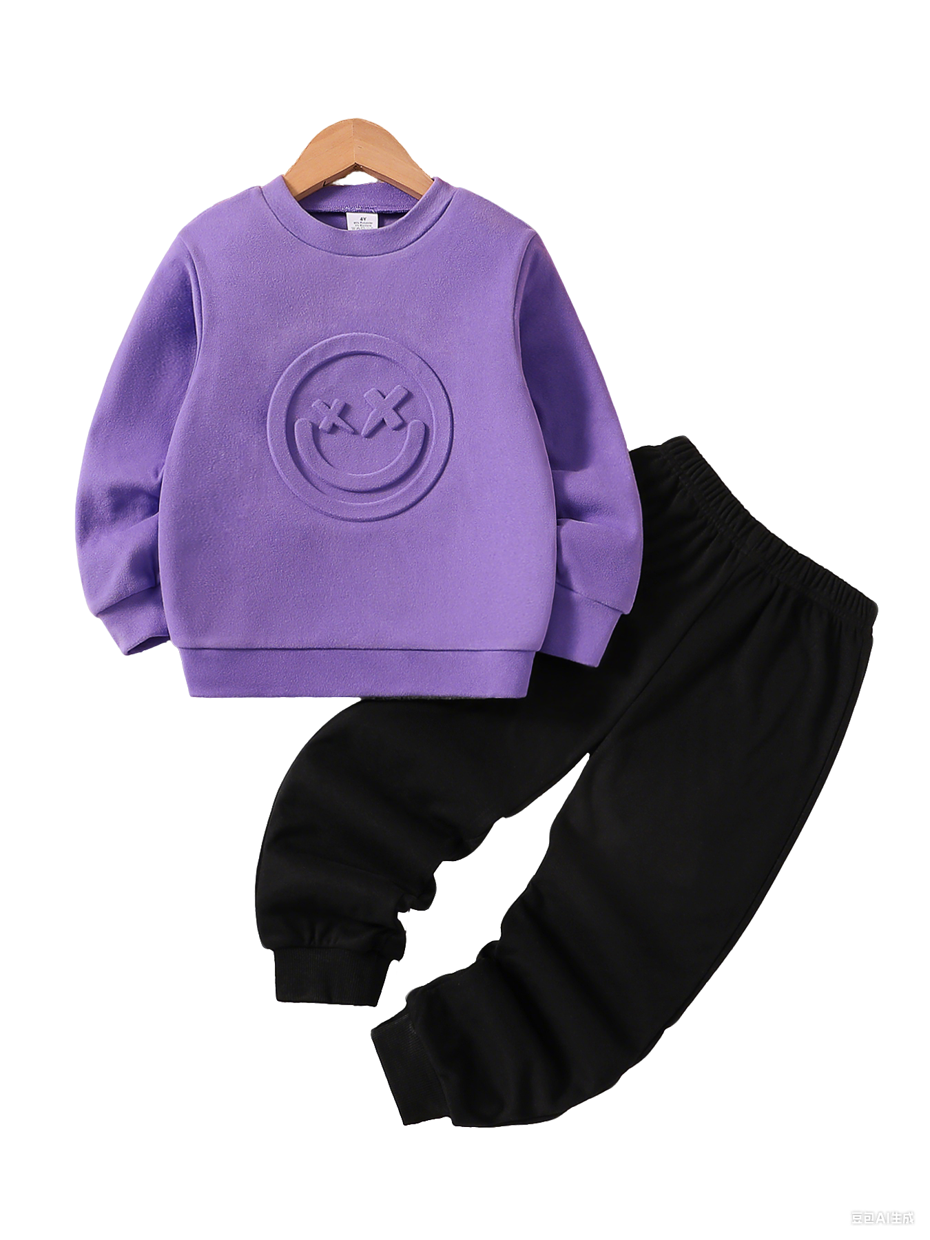 Unisex Children's Animated Pattern Sweatshirt - Comfortable Round Neck Tee for Boys & Girls - KJ2C4756A
