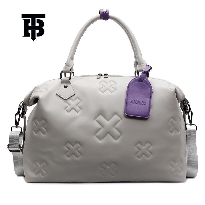 TB BHULAMTE Free Shipping Designer Luxury Women's Large Capacity Travel Bag Fashionable Hand-held Fitness Bag Shoulder And Crossbody Luggage Stor