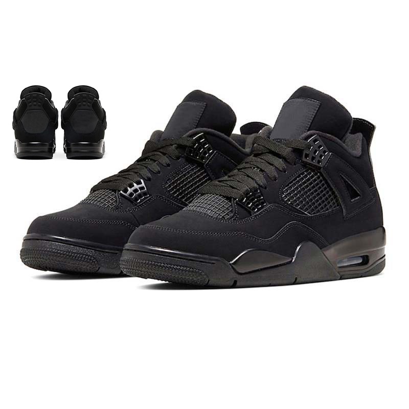 Box Designer 4 Basketball shoes Men Women 4s Sneakers Worn Blue Panda Military Black Cat 2025 Purple Thunder Cool Grey Bred Sports Mens Trainers Sneak