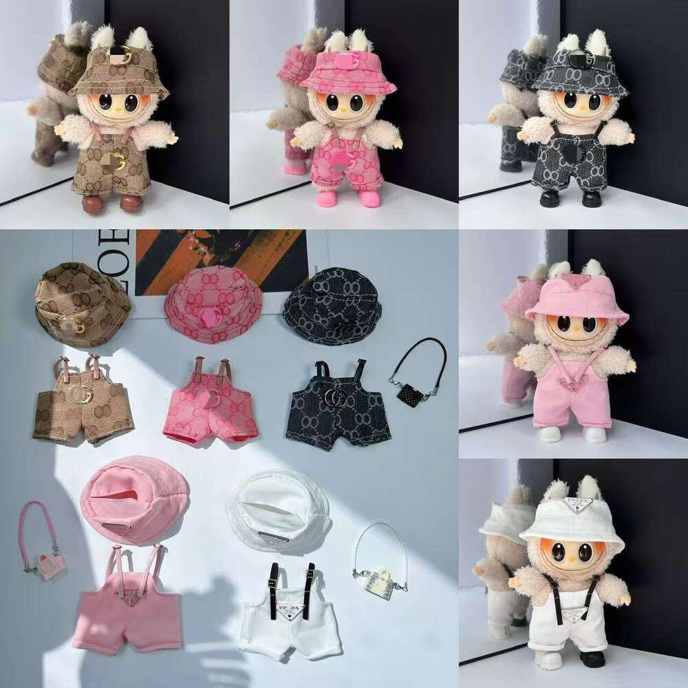 1st 2nd 3rd Generation Clothing Set Vinyl Labubu Trendy Doll Clothes Decoration Accessories