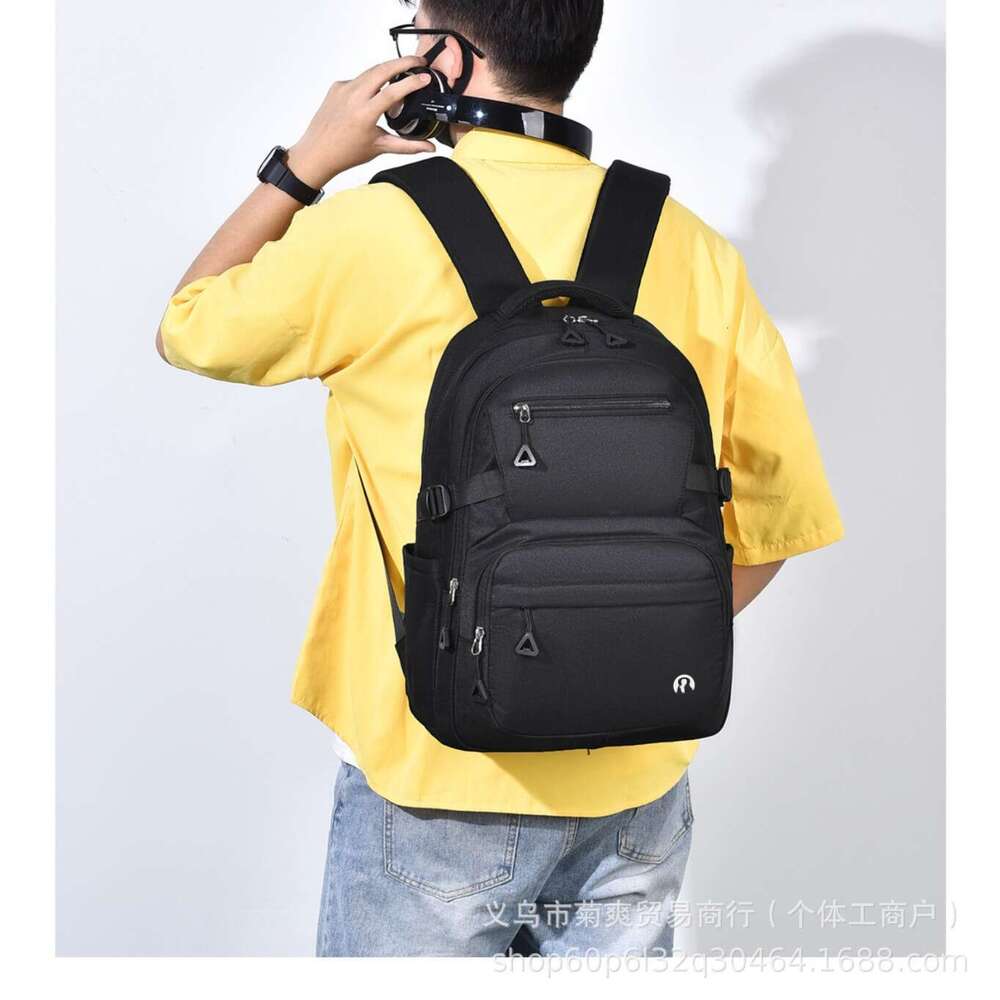Lulu Same Style Trendy Korean Version Student Casual Backpack Travel Large Capacity Double Shoulder Bag
