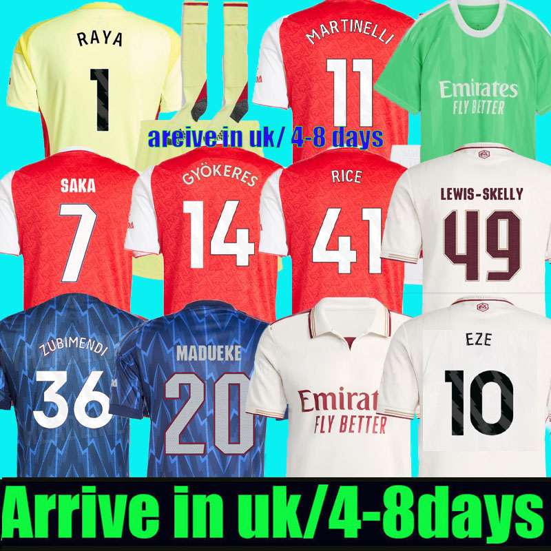 GYOKERES EZE soccer jerseys HAVERTZ RICE SAKA Trossard Zubimendi MADUEKE Norgaard ODEGAARD Lewis Skelly 2025 2026 MERINO arsenalfootball kits 25 26 shirt