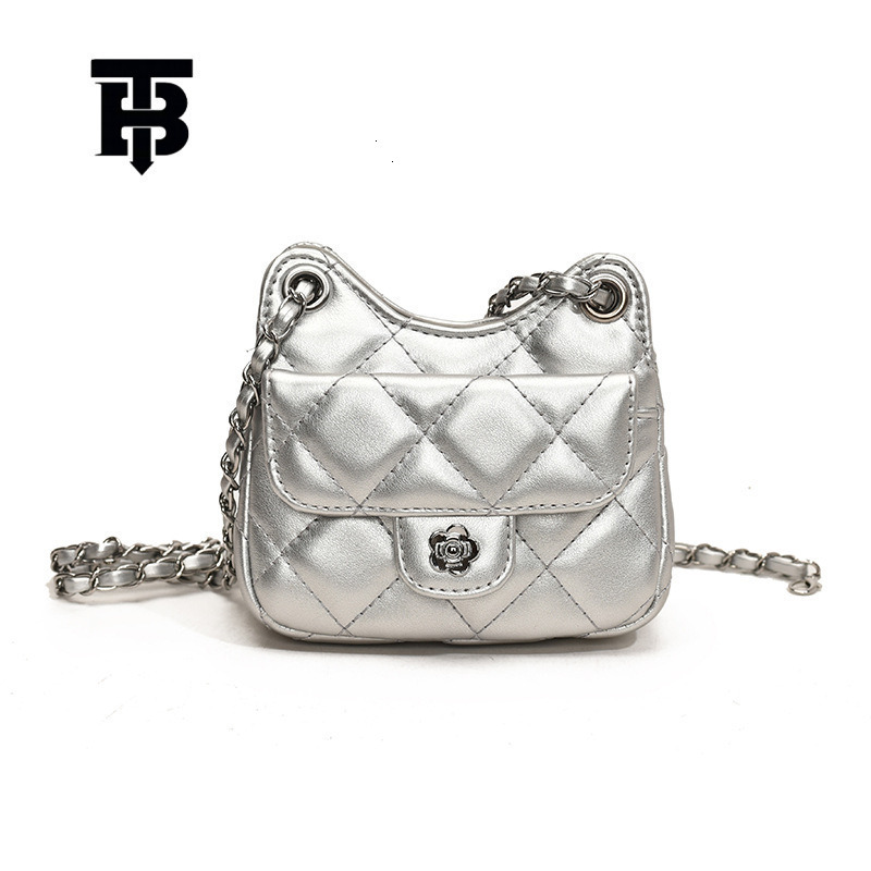 TB BHULAMTE Free Shipping Designer Luxury Women's Diamond Mesh Embroidered Thread Single Crossbody Bag Fashion Chain Bag Versatile Handbag