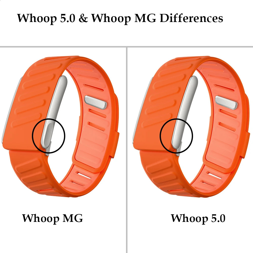 Strap Compatible with Whoop 5.0/MG Heart Rate Monitor Soft Adjustable Bracelet for Whoop 5.0/MG Silicone Band Accessories 250819