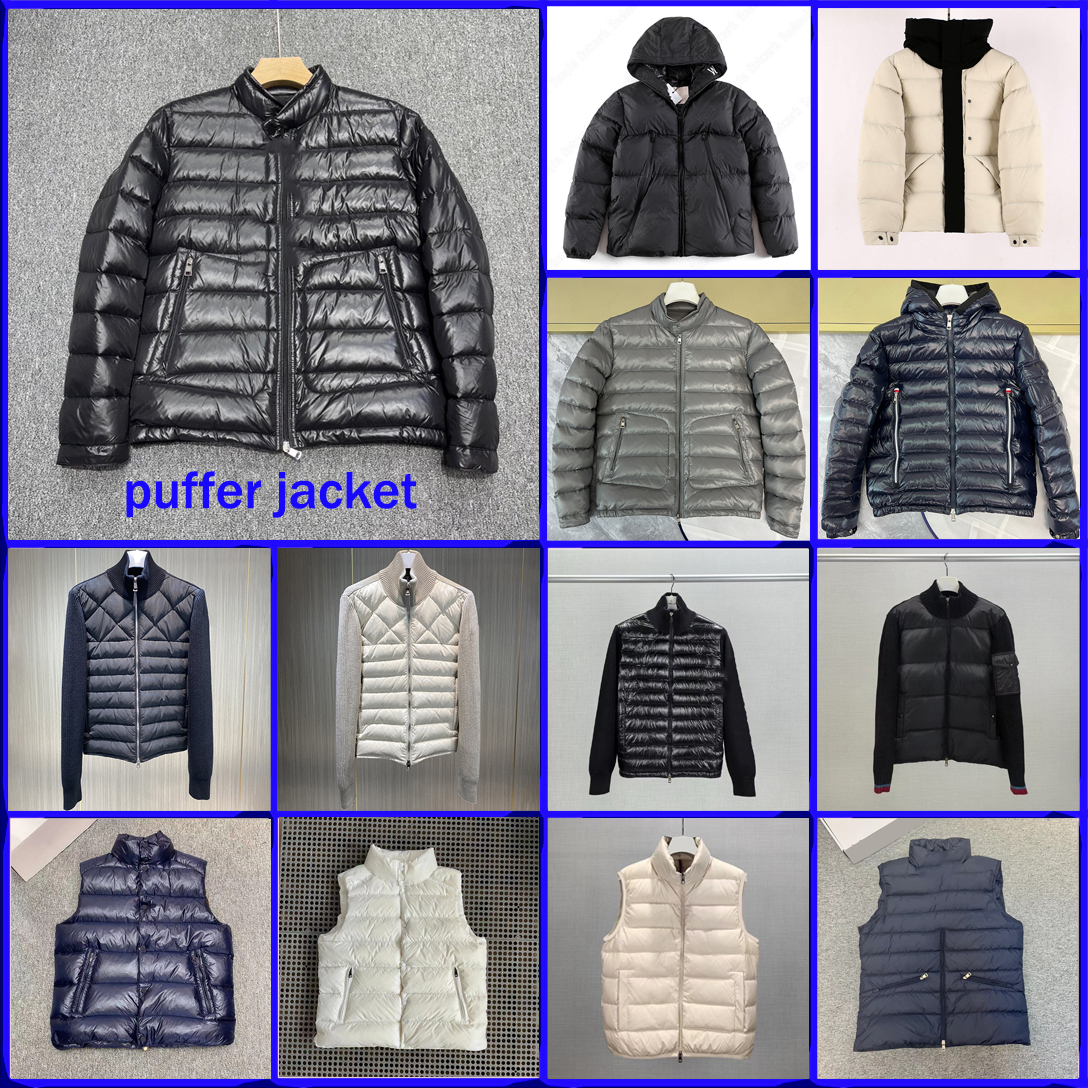 Mens puffer jacker mens Parkas Down Vest Have Puffer Vest NFC designer jacket vestWomens Coats Embroidered Chest Badge With Letters Body Warmer Vest asian size 1-6