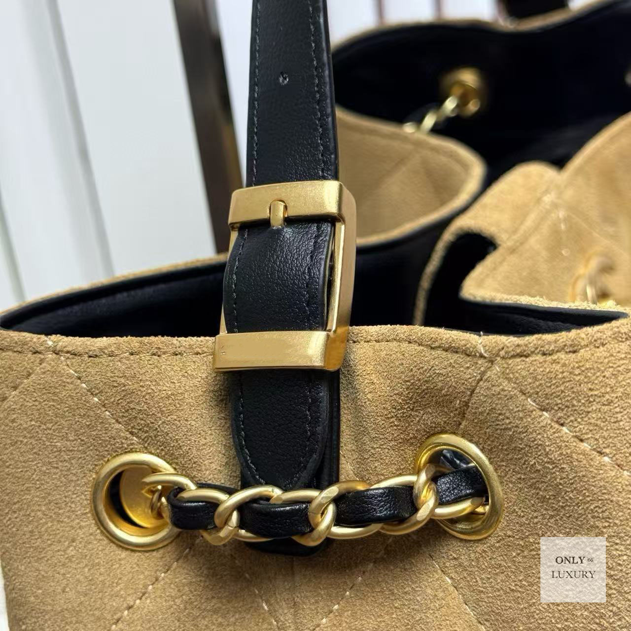 designer tote premium 25A hobo suede double chain crossbody bags genuine leather women shoulder bag fashion wallet retro brown large shopping handbag 